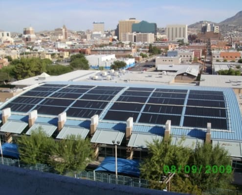 Commercial solar project